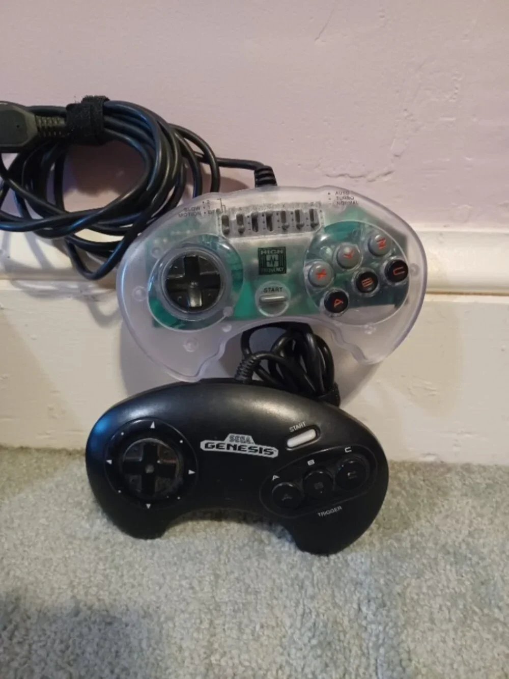 Sega Genesis. Console, Controllers, Cables, 11 Games